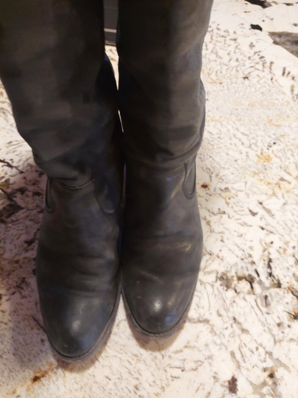 Frye Jackie Button Tall Riding Boots, Soft Black size 11b - Picture 4 of 9